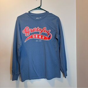 Grateful Dead long sleeve shirt liquid blue